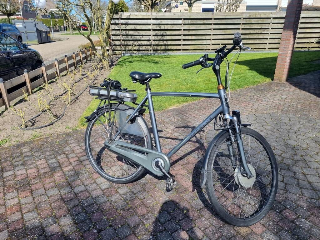 Electrische batavus herenfiets, Fietsen en Brommers, Elektrische fietsen, Ophalen, Gebruikt, Batavus, 59 cm of meer
