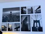 IKEA New York foto set - 9 stuks, Ophalen, Zo goed als nieuw, 100 tot 125 cm, Foto of Poster