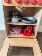 Houten speelkeuken met accessoires, Ophalen, Gebruikt, Jongen of Meisje