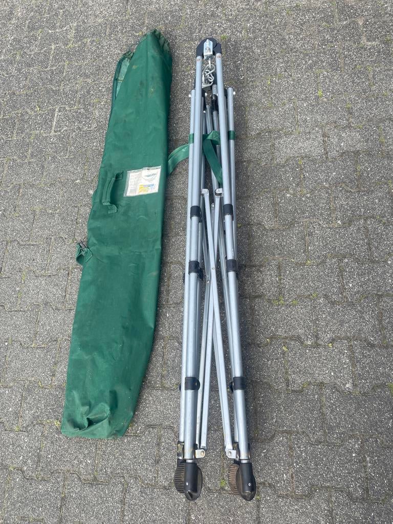 Gebruikte Hangmat Standaard - Inklapbaar, Tuin en Terras, Hangmatten, Ophalen, Binnen, Gebruikt, Met standaard