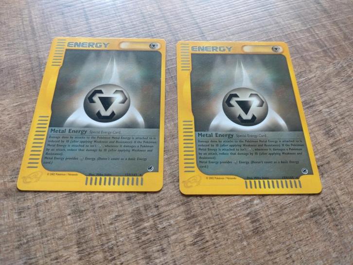 Metal / Fire / Lightning Energy Expedition Base Set Pokémon, Hobby en Vrije tijd, Verzamelkaartspellen | Pokémon, Gebruikt, Meerdere kaarten