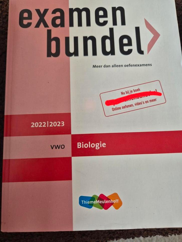 vwo Biologie 2022/2023, Boeken, Schoolboeken, Zo goed als nieuw, Biologie, VWO, Ophalen of Verzenden