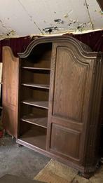 Antieke Houten Kast met Legplanken, Antiek en Kunst, Ophalen