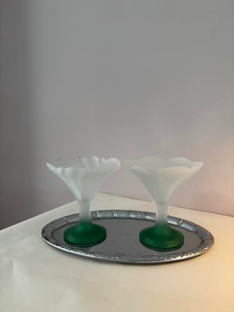 Vintage Borgonovo dessertcoupes, Gebruikt, Verzenden, *, Borgonovo