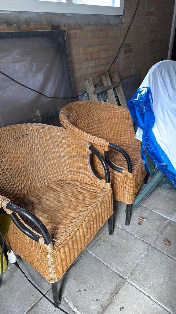 Gratis afhalen, Tuin en Terras, Gebruikt, Rotan, Stoel, Tuinset
