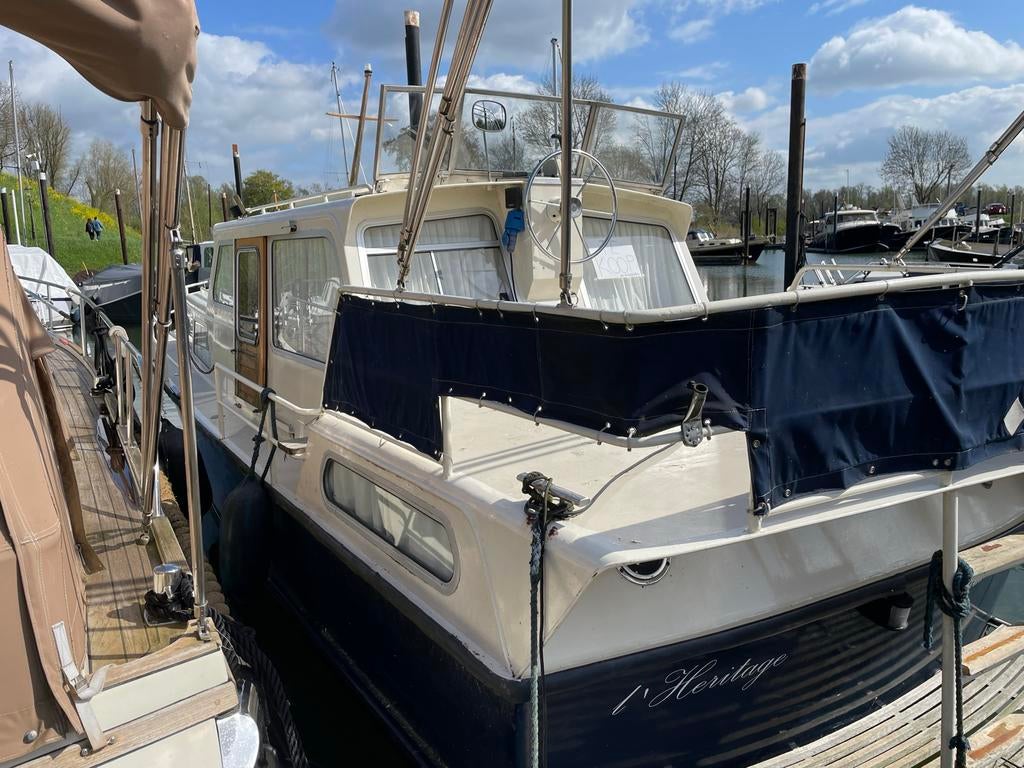 Aquanaut motorjacht L'Heritage met jonge motor, Watersport en Boten, Motorboten en Motorjachten, Ophalen, Gebruikt, Staal, Diesel