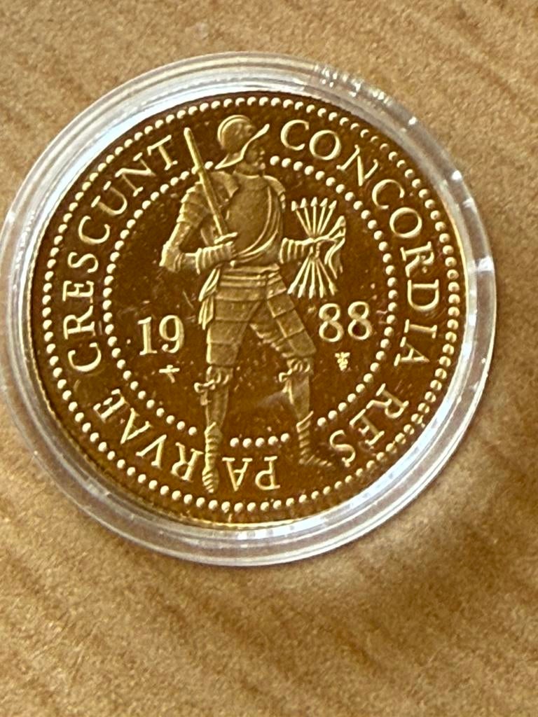 Dubbel Gouden Dukaat 1988, Koningin Beatrix, Losse munt, Goud, Overige waardes
