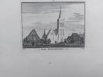 346 / Dorp Haringhuizen Oude gravure uit 18e eeuw H. Spilman, Ophalen of Verzenden