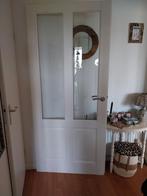 Opdek binnendeur met glas, 210x93 cm, Ophalen, Gebruikt, 80 tot 100 cm, Binnendeur