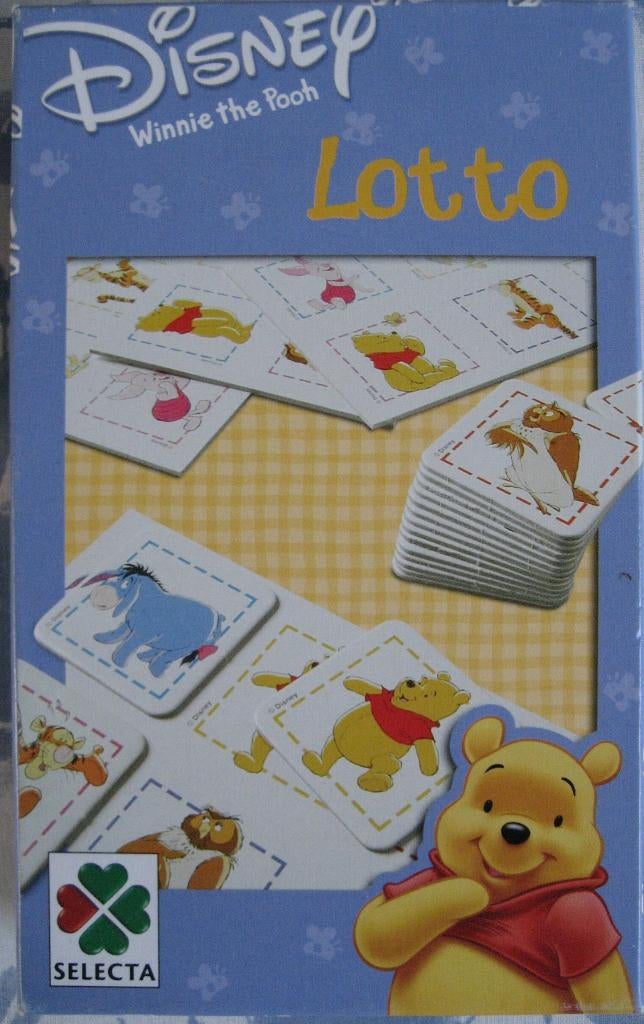 Disney Winnie the Pooh lotto., Ophalen of Verzenden, Zo goed als nieuw, Puzzelen