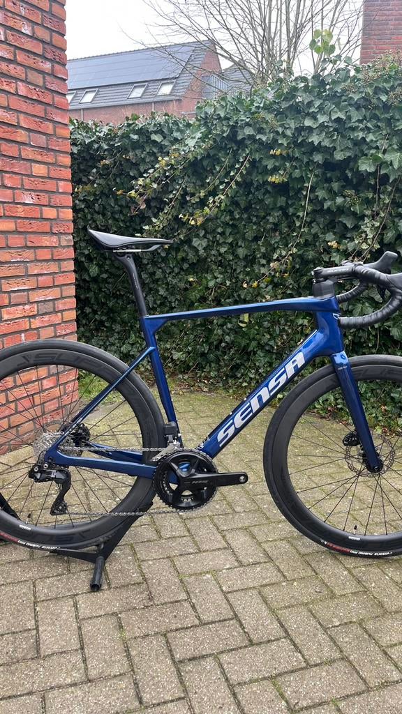 Sensa gf 105 di2 maat 55 met carbon wielen, Fietsen en Brommers, Fietsen | Racefietsen, Carbon, Zo goed als nieuw, Meer dan 20 versnellingen
