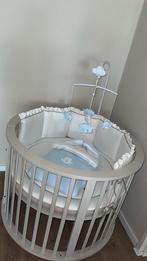 Royal baby box bekleding, Ophalen of Verzenden, Zo goed als nieuw, Rond, Boxkleed