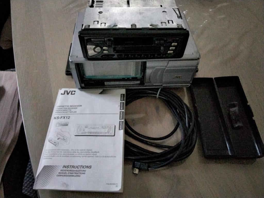 radio cassette en cdspeler voor de auto, Ophalen