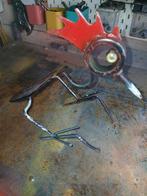 Unieke Metalen Haan Decoratie - Handgemaakt Kunstwerk, Ophalen, Nieuw