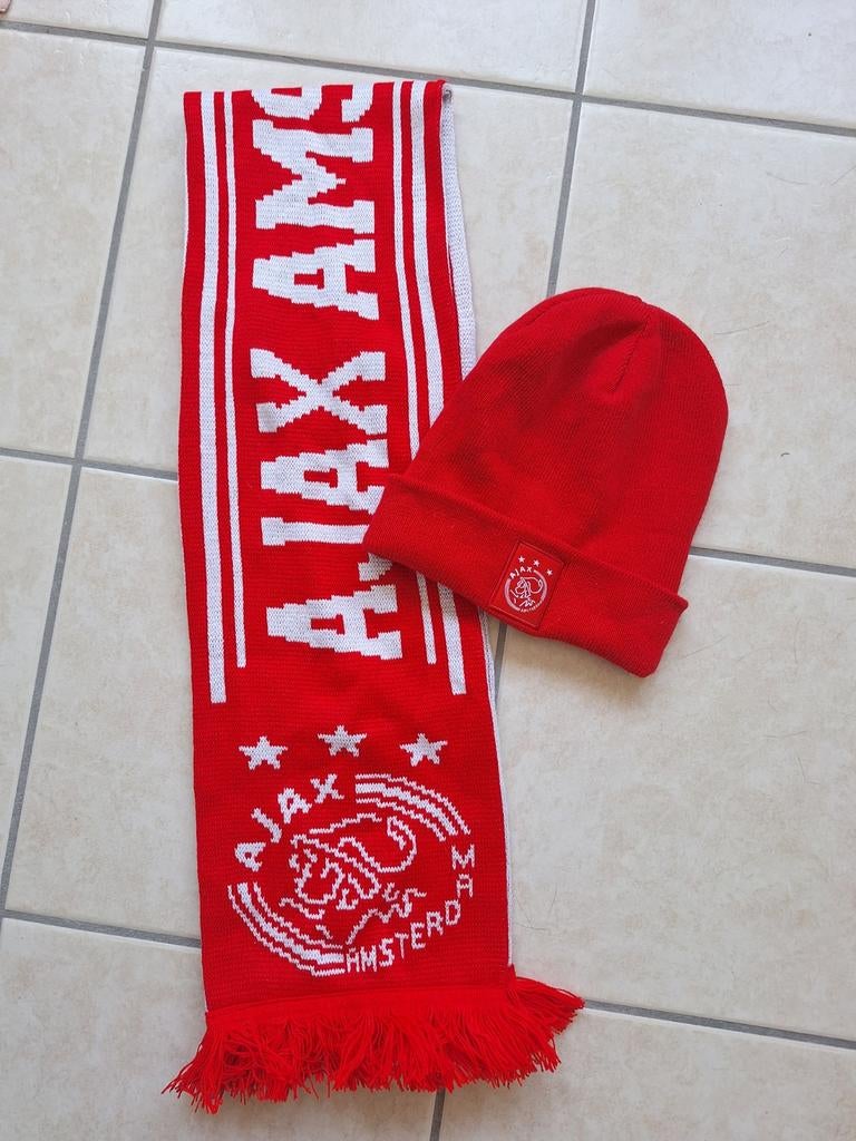 Ajax sjaal en beanie - Zo goed als nieuw, Ophalen of Verzenden, Zo goed als nieuw, Ajax
