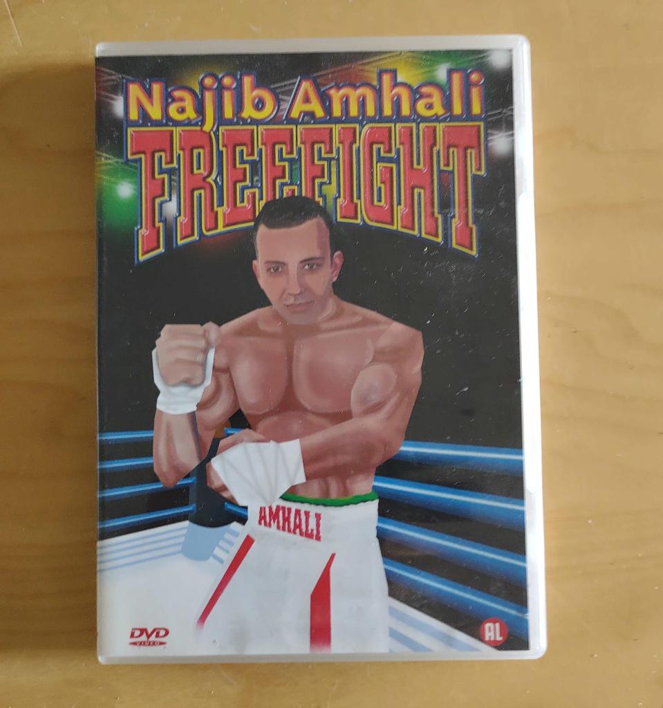 Najib Amhali - Freefight (dvd), Alle leeftijden, Ophalen of Verzenden, Gebruikt, Stand-up of Theatershow