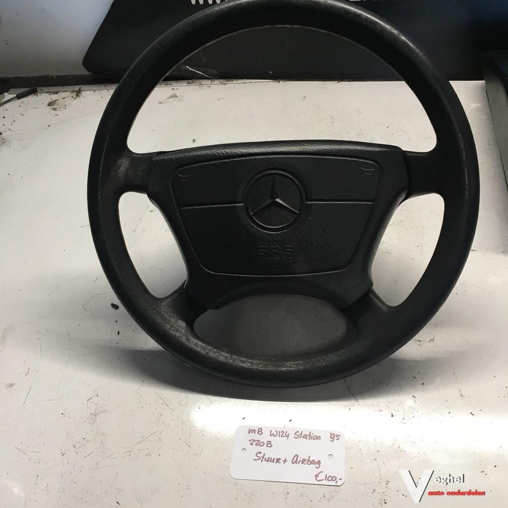 Mercedes W124  station 220B 1995  Stuur met Airbag