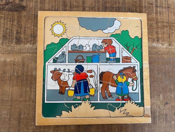 Rolf puzzel, Kinderen en Baby's, Speelgoed | Houten speelgoed, Gebruikt, Ophalen of Verzenden