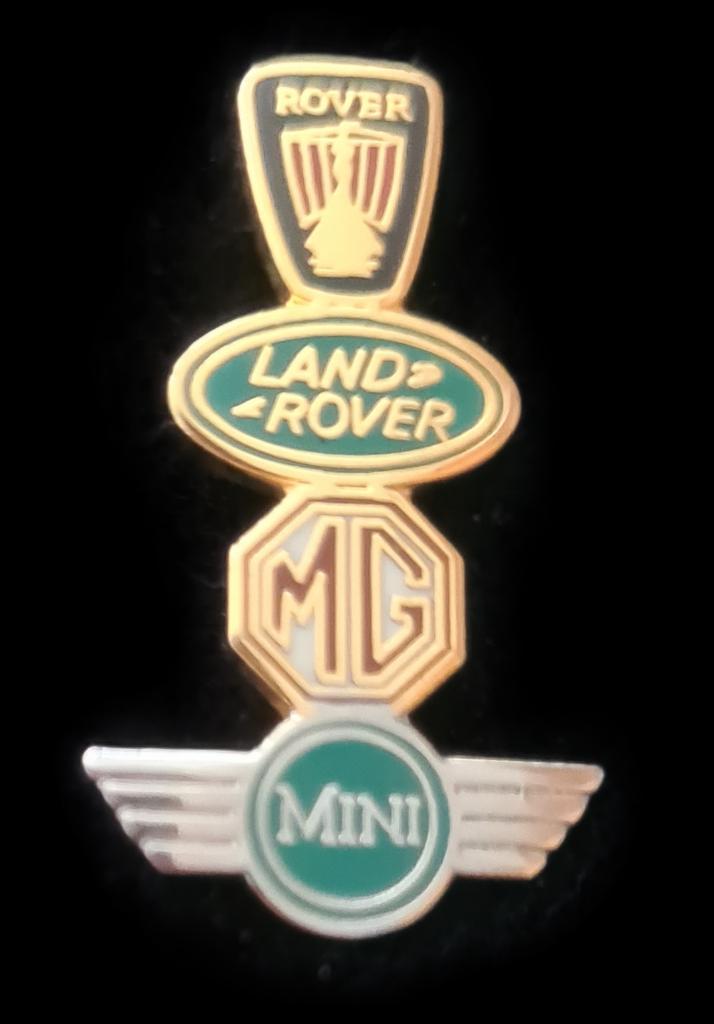 Rover-Landrover-M.G. -Mini pin, Verzenden, Nieuw, Transport, Speldje of Pin