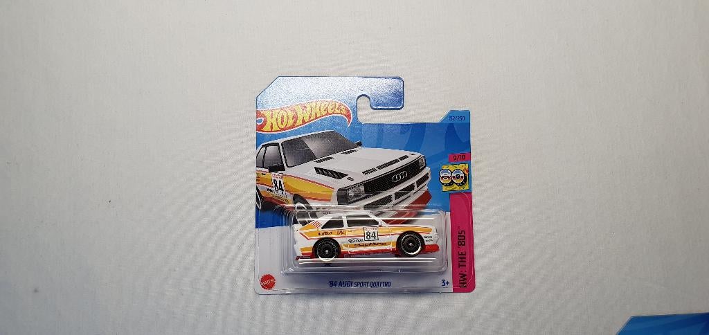 Hot Wheels Audi '84 Sport Quattro wit, Ophalen of Verzenden, Nieuw, Auto