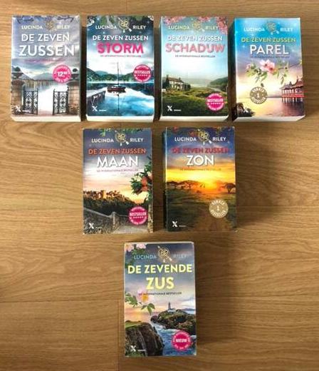 7 X De Zeven zussen | Lucinda Riley, Boeken, Ophalen of Verzenden, Zo goed als nieuw