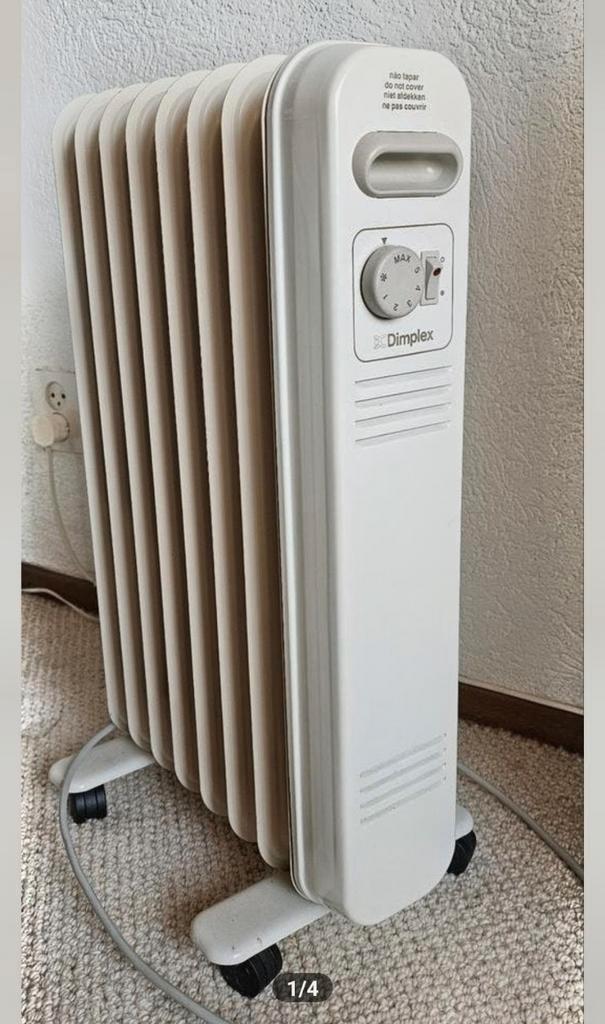 Dimplex Elektrische Oliegevulde Radiator - Verplaatsbaar, Doe-het-zelf en Verbouw, Verwarming en Radiatoren, Gebruikt, Radiator