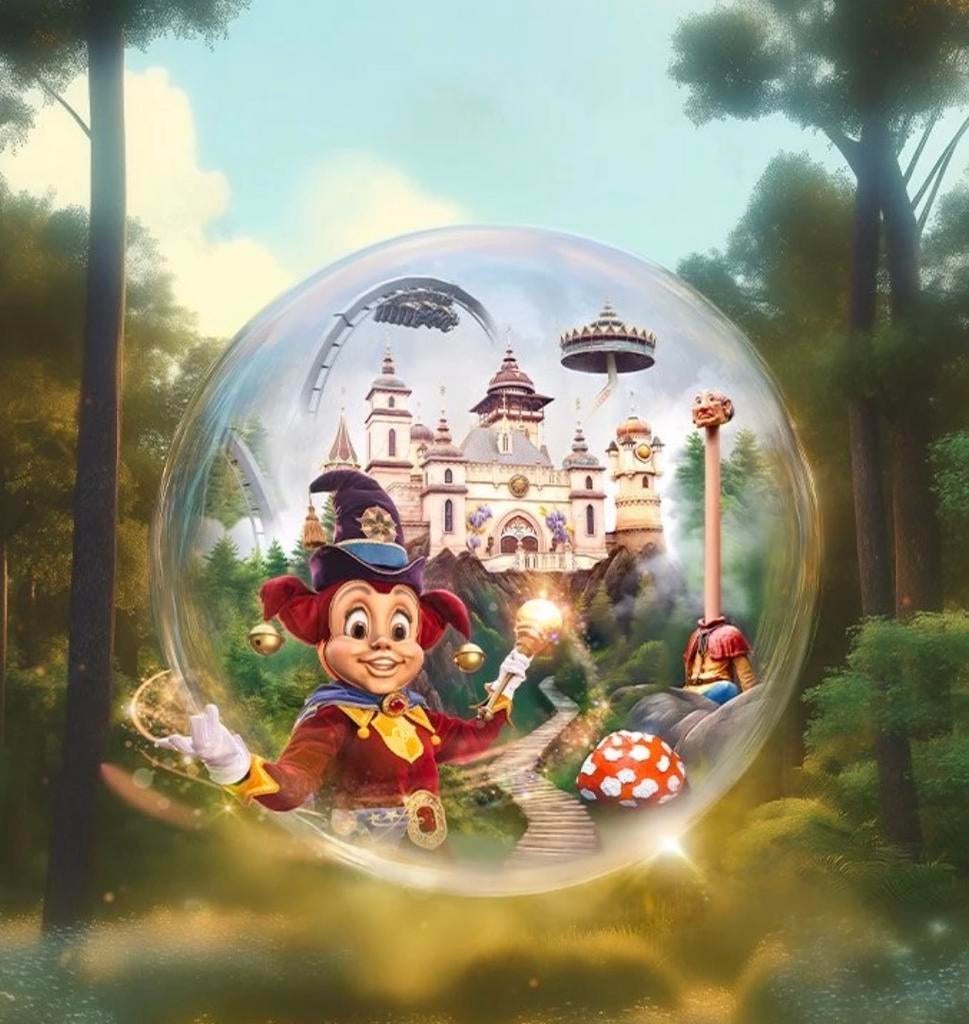 4 Efteling Entree kaartjes, Drie personen of meer, Ticket of Toegangskaart