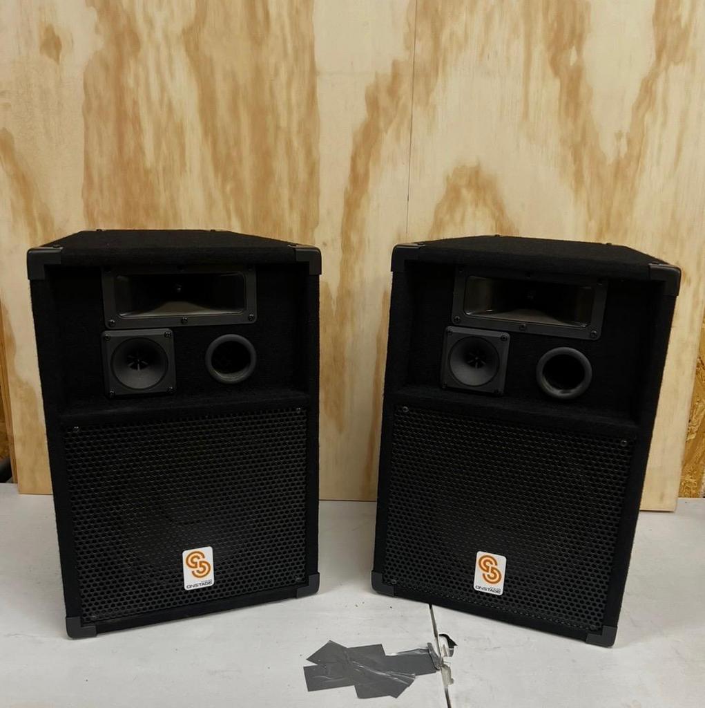 2 speakers, Audio, Tv en Foto, Luidsprekers, Zo goed als nieuw, 120 watt of meer, Front, Rear of Stereo speakers, Ophalen