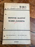 WO2 Amerikaans voorschrift defense radio jamming zender 1944, Verzamelen, Militaria | Tweede Wereldoorlog, Amerika, Ophalen of Verzenden