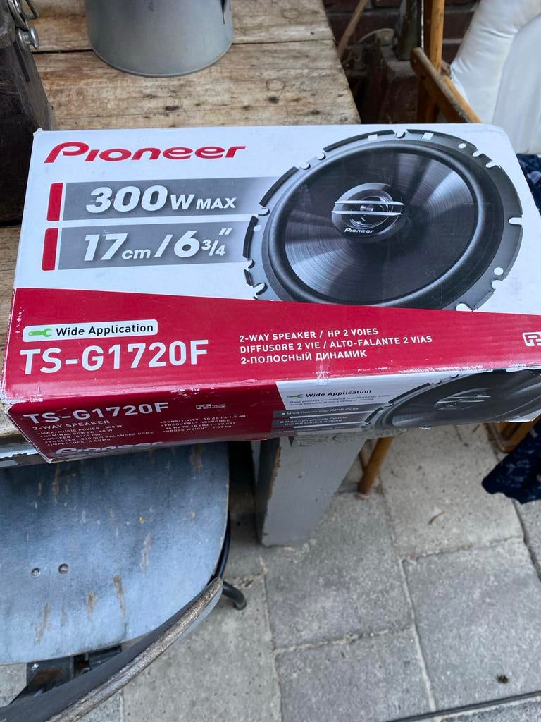 Pioneer TS-G1720F 17cm 300W 2-weg autoluidsprekers, Auto diversen, Autoradio's, Ophalen of Verzenden, Nieuw