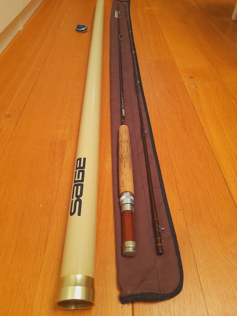 Sage GFL 786 vliegvishengel, Watersport en Boten, Hengelsport | Vliegvissen, Gebruikt, Werphengel, Ophalen of Verzenden