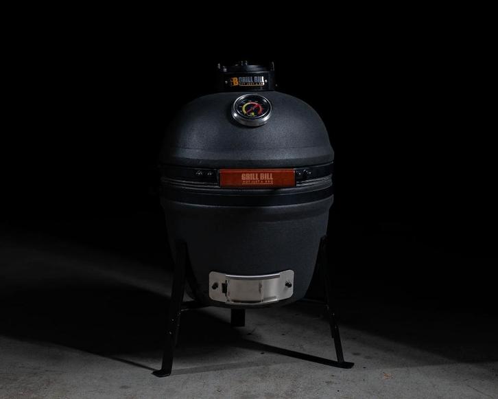 Actie! Grill Bill Pro III Small Kamado BBQ - 13 inch, Tuin en Terras, Houtskoolbarbecues, Nieuw, Met accessoires, Ophalen of Verzenden