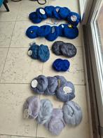 Mohair Wol in Blauwe en Grijze Tinten - Diverse Bollen, Ophalen of Verzenden, Breien of Haken, Wol of Garen