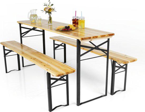 EASYmaxx biertentset (1 tafel met 2 banken) - 170 cm, Ophalen of Verzenden, Nieuw