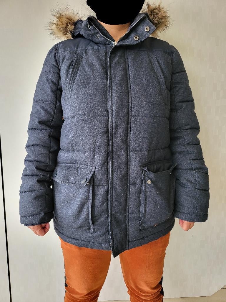 Zo goed als nieuwe stoere winterjas – maat 164, Kinderen en Baby's, Kinderkleding | Maat 164, C&A, Jongen of Meisje, Ophalen of Verzenden