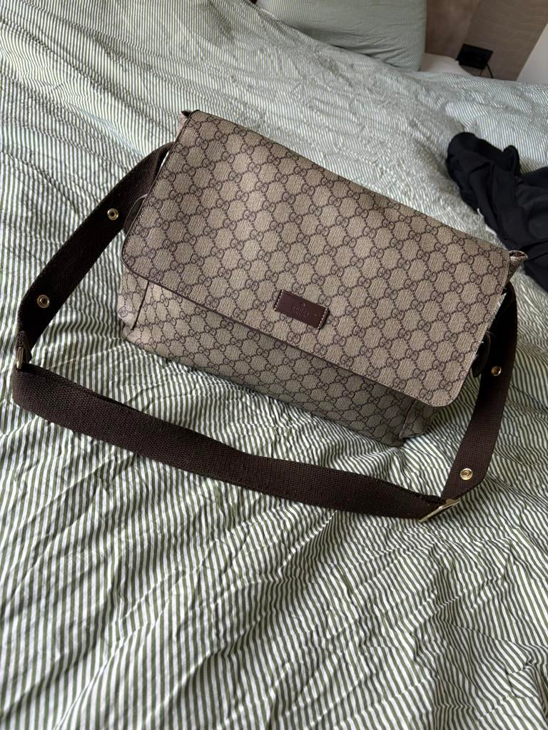 Gucci luiertas met verschoonmatje, Ophalen of Verzenden, Gebruikt, Schoudertas