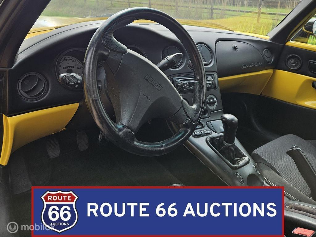 Fiat Barchetta | 1995 | Route 66 Auctions, Auto's, Overige carrosserieën, Zwart, Bedrijf, Handgeschakeld