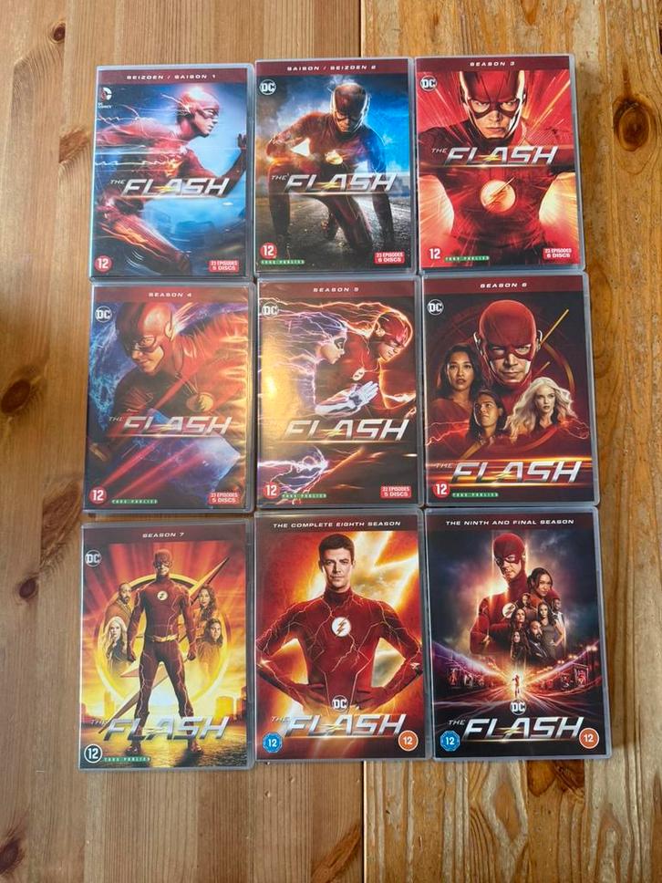The Flash Dc Complete Serie DVD Boxset Seizoen 1-9, Cd's en Dvd's, Dvd's | Tv en Series, Zo goed als nieuw, Boxset, Vanaf 12 jaar