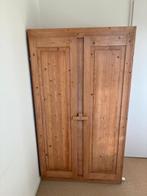 Mooie en stevige grenen kledingkast, Ophalen, Met deur(en), Gebruikt, 100 tot 150 cm