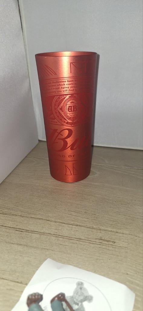 Bud bier budweiser beker (22426), Verzamelen, Biermerken, Ophalen of Verzenden, Zo goed als nieuw, Glas of Glazen, Overige merken