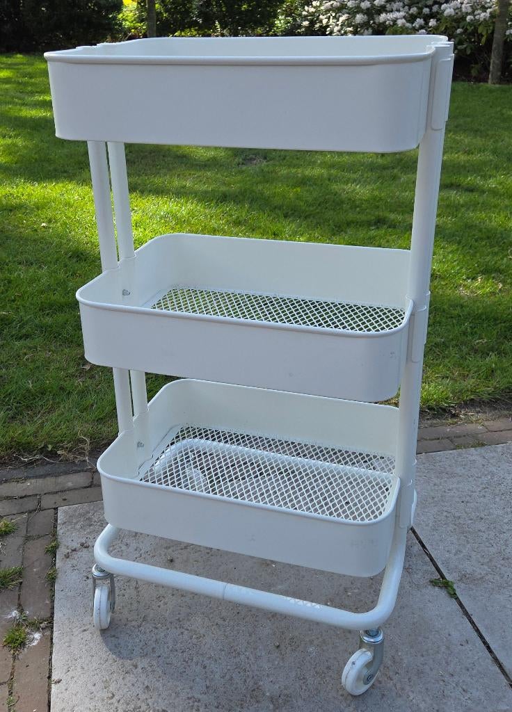 Ikea RÅSKOG roltafel /rolkast, Ophalen, Zo goed als nieuw, Rechthoekig, Overige materialen