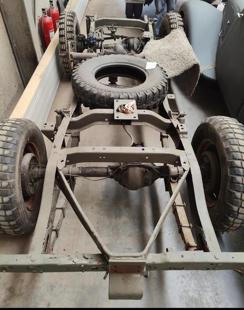 M38a1 nekaf chassis, Ophalen, Gebruikt