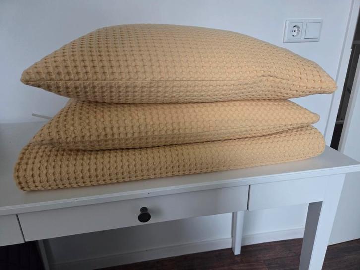 Vandyck Home Pique Beach wafelsprei + 2 kussenslopen, Huis en Inrichting, Slaapkamer | Beddengoed, Nieuw, Hoeslaken of Sloop, Tweepersoons