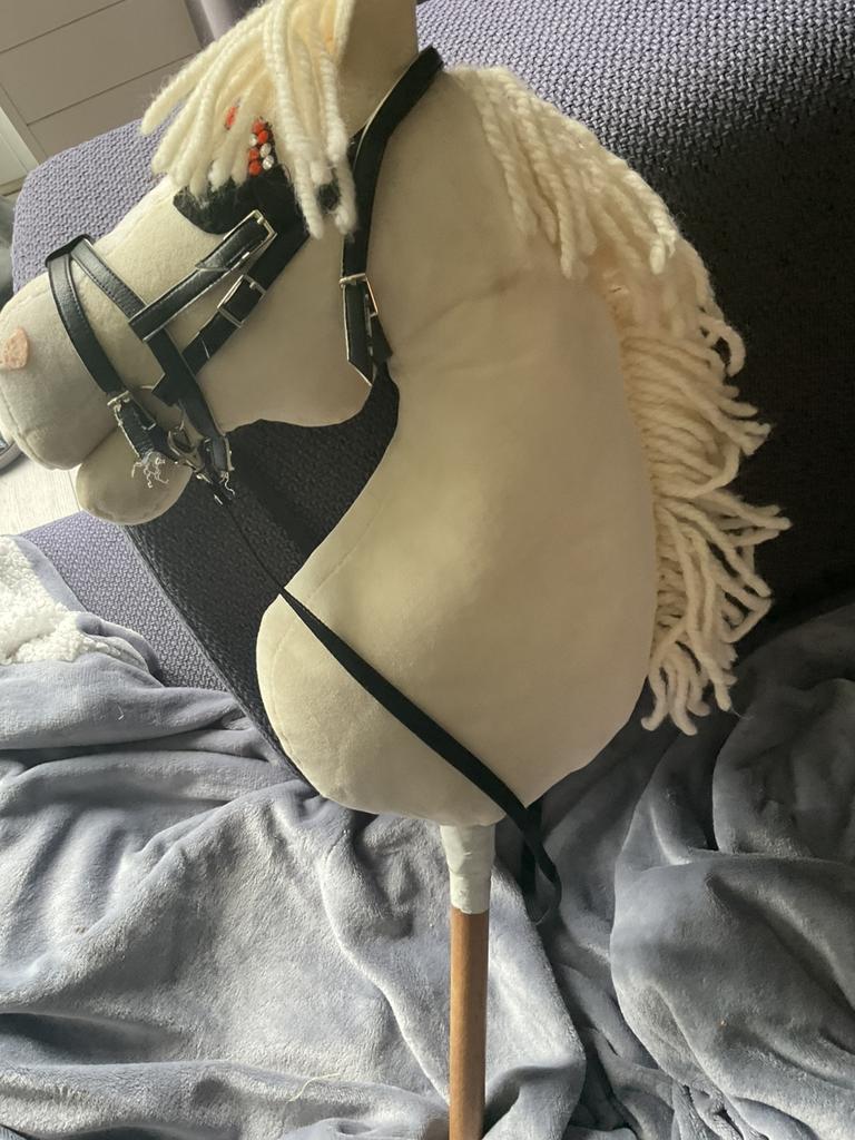Leuke hobbyhorse met hoofdstel, Ophalen of Verzenden, Zo goed als nieuw