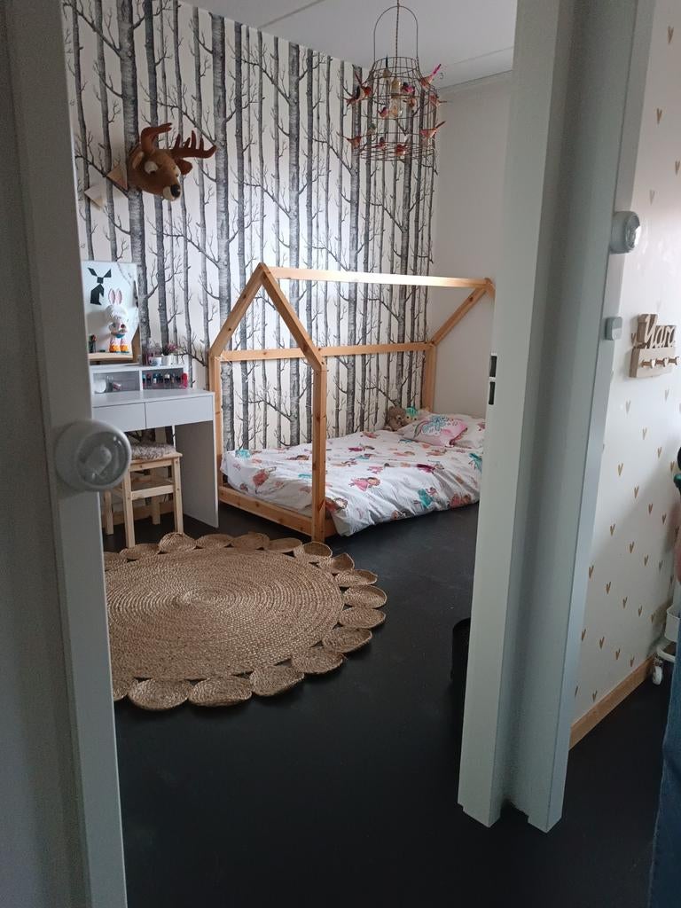 Groot jutte vloerkleed, Huis en Inrichting, Stoffering | Tapijten en Kleden, Ophalen of Verzenden, Rechthoekig, 200 cm of meer