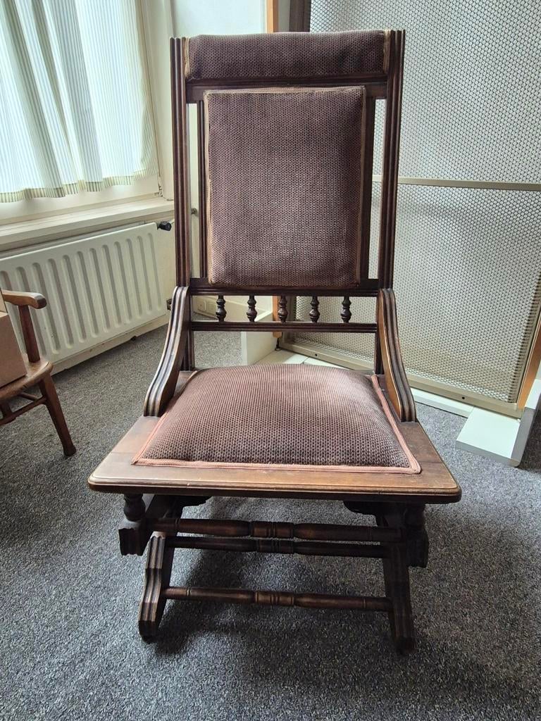 Antiek schommelstoel - relaxfauteuil, Ophalen