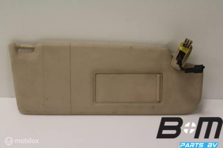 Zonneklep rechts beige Golf 4 / Passat 3B 3B0857552D, Gebruikt