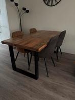 Mangohout Eettafel, Salontafel & Stoelen (mag ook los), Huis en Inrichting, Tafels | Salontafels, Ophalen, Gebruikt, 50 tot 75 cm