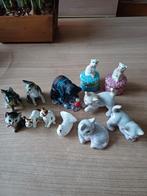 Kattenbeeldjes porselein,1 herdershond en witte duif, Antiek en Kunst, Ophalen of Verzenden