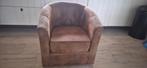 Fauteuil leather look bruin gratis, Ophalen of Verzenden, Gebruikt, Overige